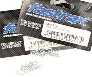 RC Body Clips for 1/12 size body shells 10mm 2 packets Silver (12 pcs) FAST212 - Picture 1 of 1