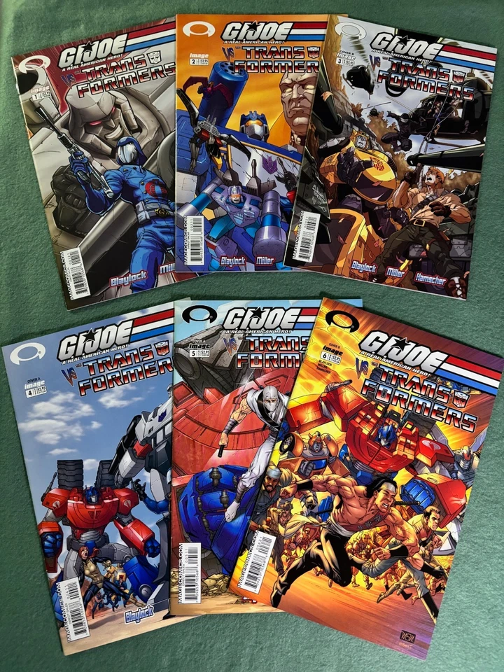 GI Joe VS The Transformers # 1 2 3 4 5 6 (2003 Image) UNREAD High Grade NM - Image 1 of 4