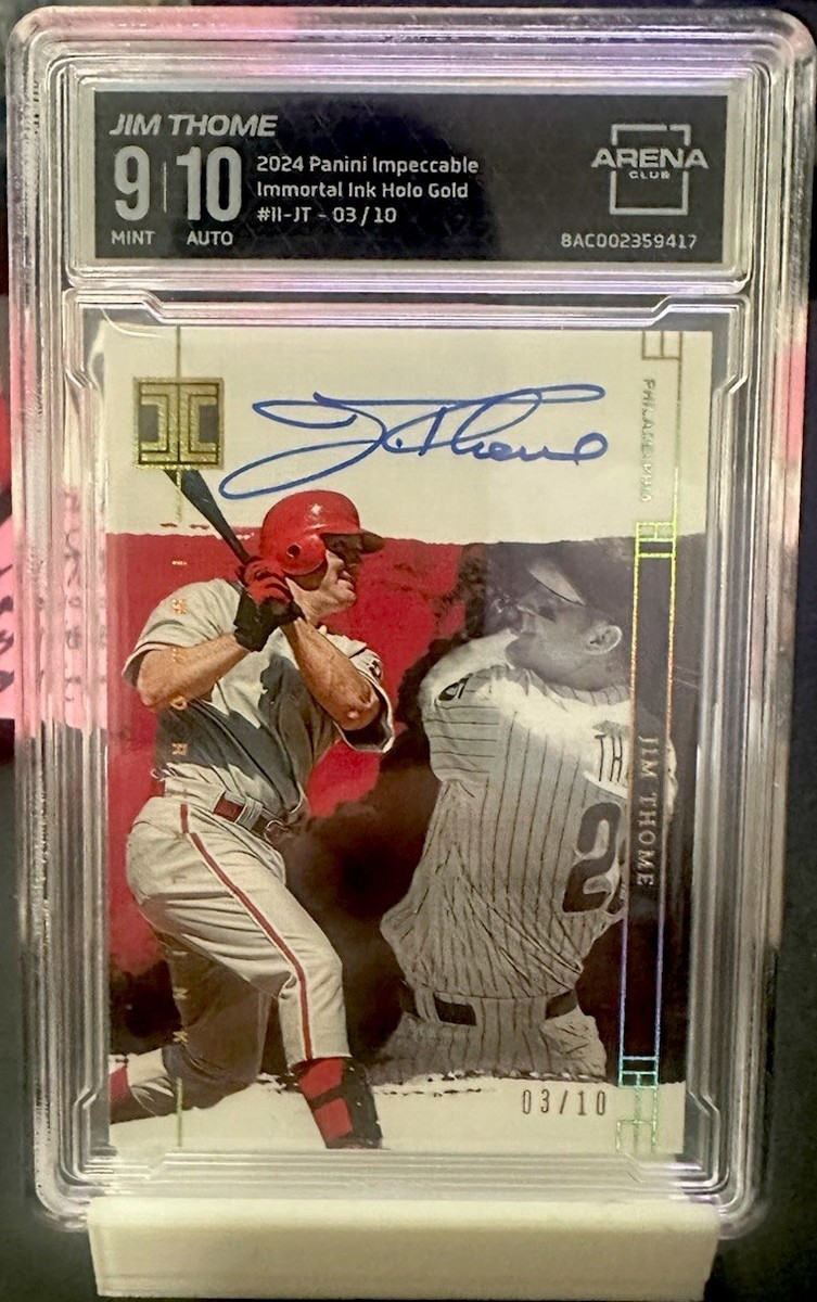 メジャーリーガー Jim Thome バット付きカード