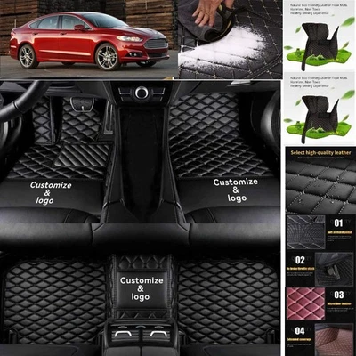 For Ford Fusion Car Floor Mats Carpets Cargo Liners Custom All Weather Foto 1 de 4