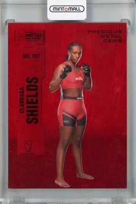 2022 Skybox Metal Universe Claressa Shields Precious Metal Gems Red PMG /100 - Image 1 of 2