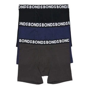 12 X Bonds Mens Everyday Mid Trunks Underwear - 01K - Picture 1 of 11