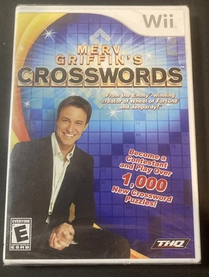 Merv Griffin's Crosswords (Nintendo Wii, 2008) BRAND NEW - FACTORY SEALED - Image 1 of 3