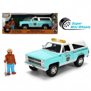 Blazer Jada 1:24 Smokey Bear e Chevrolet 1980 - Turchese #36294 - Foto 1 di 5