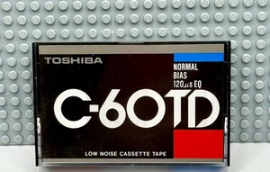 TOSHIBA C-90TD TYPE I LEERKASSETTE TAPE (1) (GEBRAUCHT) - Bild 1 von 5