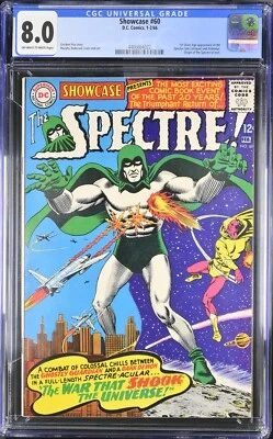 1966 Showcase 60 CGC 8.0 1st Silver Age Spectre. Origin of the Spectre. - Image 1 of 2