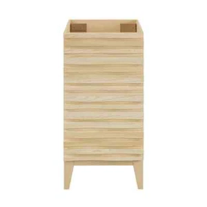 Cascade 18.5"W x 18.5"D x 35.5"H Vanity Cabinet without Top in Natural Oak Finis - Picture 1 of 7