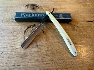 Rasoio Solinger Friedr. BAURMANN & SÖHNE "Carbono" 1909 - Foto 1 di 5
