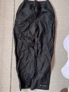 Waterproof Pant Columbia Youth Boys Trail Adventure Black Size Medium - Picture 1 of 3