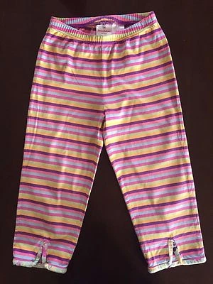 Hanna Andersson girls size 140 10 - 12 multi color capri pants - Image 1 of 4