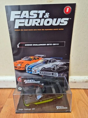1/43 ALTAYA FAST AND FURIOUS COLLEZIONE - 2011 DODGE CHALLENGER SRT 8 AUTO #8 - Immagine 1 di 3