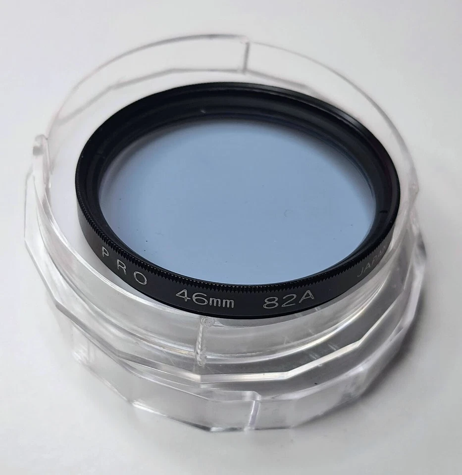 Genuine PRO Blue 46mm 82A 82-A 82 A Color Conversion Glass Lens Filter Japan 46 - Image 1 of 4