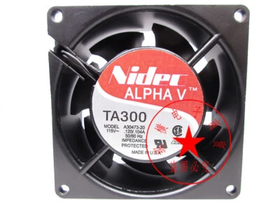 NIDEC TA300 A30473-20 115V 0.12A 8038 80mm cooling fan - Image 1 of 3
