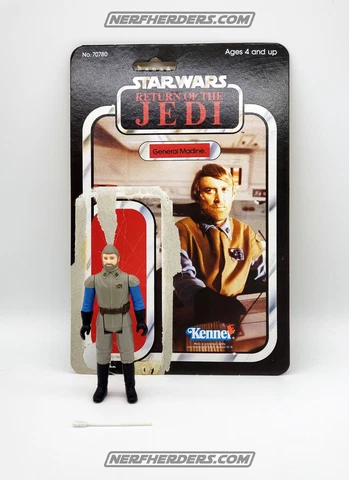 General Madine *NM* +Cardback - NO COO 1983 Kenner Vintage Star Wars - Complete! Cover