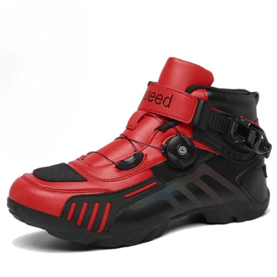 Winter MTB Road Cycling Boots Professional Bicycle Motorcycle  High Top Shoes - Image 1 of 4