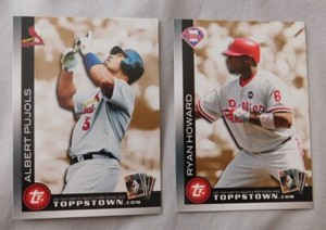 2010 Topps Ticket to Topps Town Gold Baseball Card Pick one