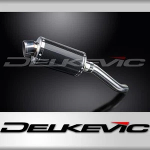 KAWASAKI ZX10R NINJA 2004-2005 225mm OVAL CARBON SILENCER EXHAUST KIT - Picture 1 of 4