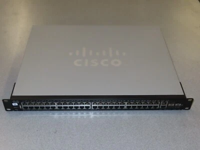 Cisco SF250-48HP-K9 48 10/100-Port PoE 2x Combo Uplinks Managed Ethernet Switch - Image 1 of 3