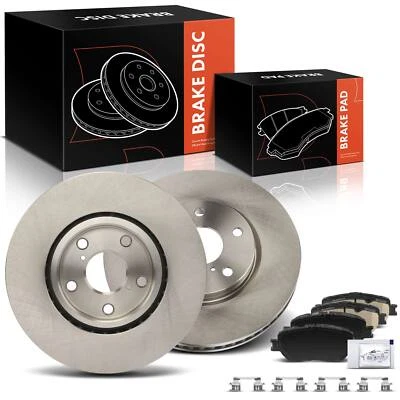 6x Rotor de disco de freno delantero y pastillas de freno de cerámica para Lexus GS300 2006 IS250 09-15 Foto 1 de 4