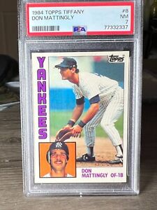 1984 Topps Tiffany #8 - Don Mattingly - New York Yankees - PSA 7