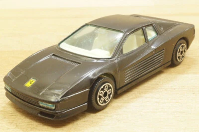 Misura 1:43 Burago Ferrari Testarossa In Nero ( Made In Italy ) Senza OVP - Immagine 1 di 4