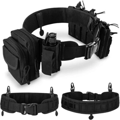 Tactical Battle Belt Quick Release Adjustable Molle Modular Rigger's Heavy Belt - Image 1 of 4