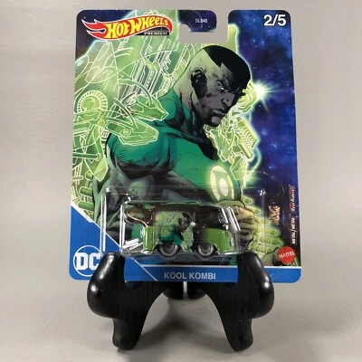 2022 Hot Wheels Premium DC Comics GREEN LANTERN VW KOOL KOMBI 2/5 1:64 Scale NEW - Image 1 of 4