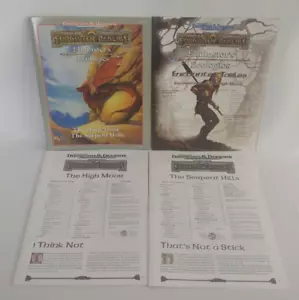 Elminster's Ecologies THE HIGH MOOR SERPENT HILLS Forgotten Realms AD&D TSR 9490 - Foto 1 di 3