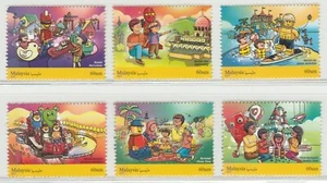 Malaysia 2017 Children's Holiday Activities - Legoland Set of 6V MNH - Picture 1 of 2