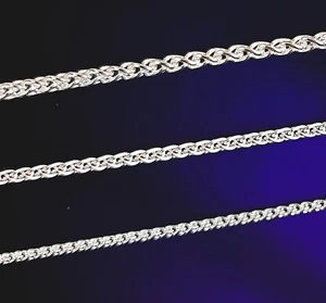 Cable Chain Silver 925 Silver Chain Wide 1.5 1.9 2.6mm 42 45 50 55cm Ladies Mens - Picture 1 of 33