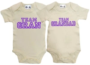 Dirty Fingers süße Baby Bodys für Zwillingsbabys "Team Oma & Team Opa" - Bild 1 von 25