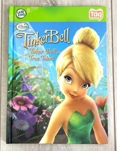 Tinker Bell's True Talent Leap Reader Tag Book Hardcover Disney Interactive - Picture 1 of 4