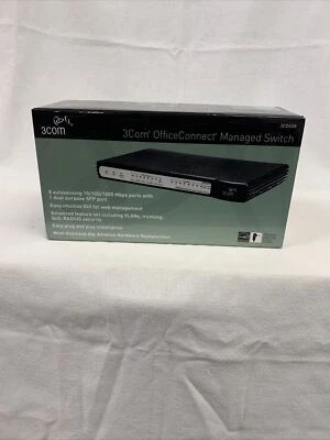 Interruptor de administración de conexión de oficina 3Com Foto 1 de 4