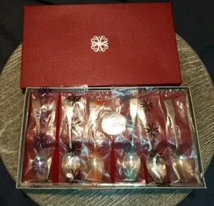 Vtg International S Co Demitasse Spoons Set Of 6 Sealed And Original Box - Picture 1 of 7