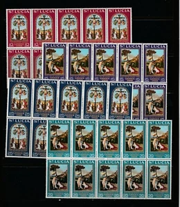 St. Lucia Scott# 231-234 MNH Blocks of 10 - Picture 1 of 1