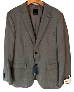 Daniel Hechter Men 46R Wool Blazer Jacket Coat Gray Tweed 2 Button NEW $295 MSRP - Picture 1 of 14