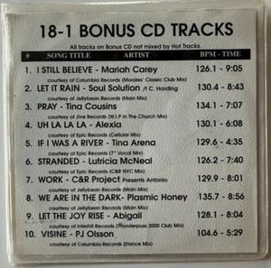 Hot Tracks Bonus CD Tracks 18-1 & 18-2 - Various Remixes (not remixed by HT) - Picture 1 of 4