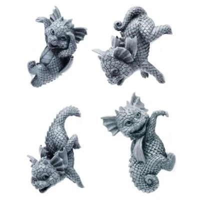 Gargoyle Pot Sitter Set - four pot hangers included - free postage - image 1 of 3
