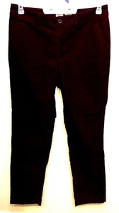 A New Day Stretch Elastizado Corduroy Woman's Pants Red Wine Color Size 10 - Picture 1 of 6