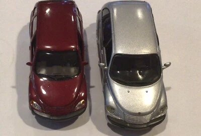 2000 Chrysler PT Cruisers Red Boley Corp And Silver New Ray - Image 1 of 4