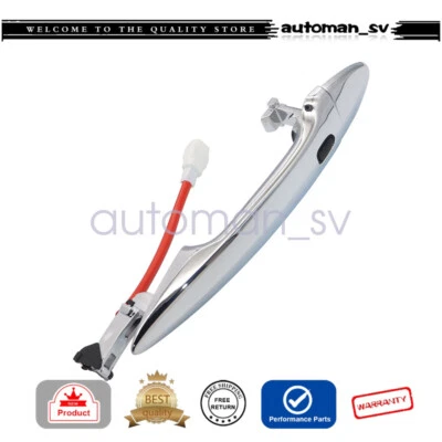 Exterior Door Handle For 2007-2012 Lexus ES350 2006-2014 IS250 Front Left Chrome - Изображение 1 из 4