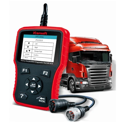Valise de diagnostic pour poids-lourds | iCarsoft HD V3.0 | Outil en Français