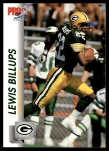 1992 Pro Set Lewis Billups Green Bay Packers #502 - Picture 1 of 2