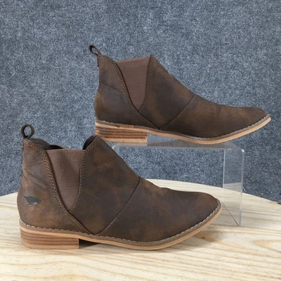 Botas Rocket Dog para mujer 8,5 Maylon informales Chelsea botín marrón imitación cuero Foto 1 de 4