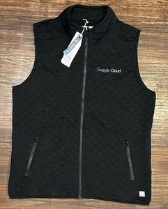 Chaleco Córbeta Capa Marina Para Hombres Mediano Google Acolchado Playa Aire Libre Preppy Logo - Imagen 1 de 11