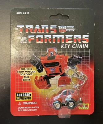 Transformers G1 reissue Minibot Keychain – Cliffjumper – NEW, sealed card! - Image 1 of 4