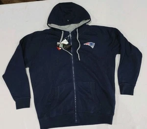 Antigua New England Patriots NFL Full Zip Hoodie Sweatshirt Adult XL NEW - Picture 1 of 10