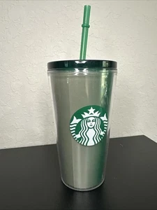 Starbucks Tasse Kunststoff Tumbler grün Cold Drink 2021 16oz Mehrweg Kaffeebecher - Bild 1 von 7