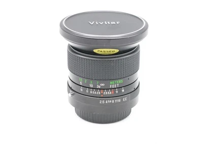 Vivitar Auto Wide-Angle 28mm f/2.5 Lens for Konica AR (B17 - 28621) - Image 1 of 4