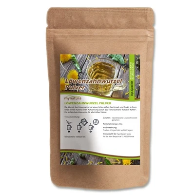 Mynatura Löwenzahnwurzel gemahlen 200g Beutel - Bild 1 von 4